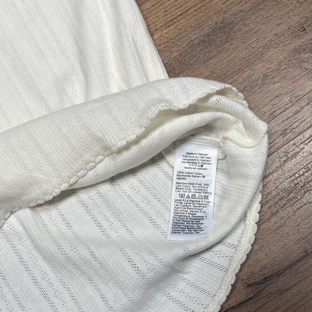 J.‎ Crew | NWT Cream Short Sleeve Tee Women's Size XL